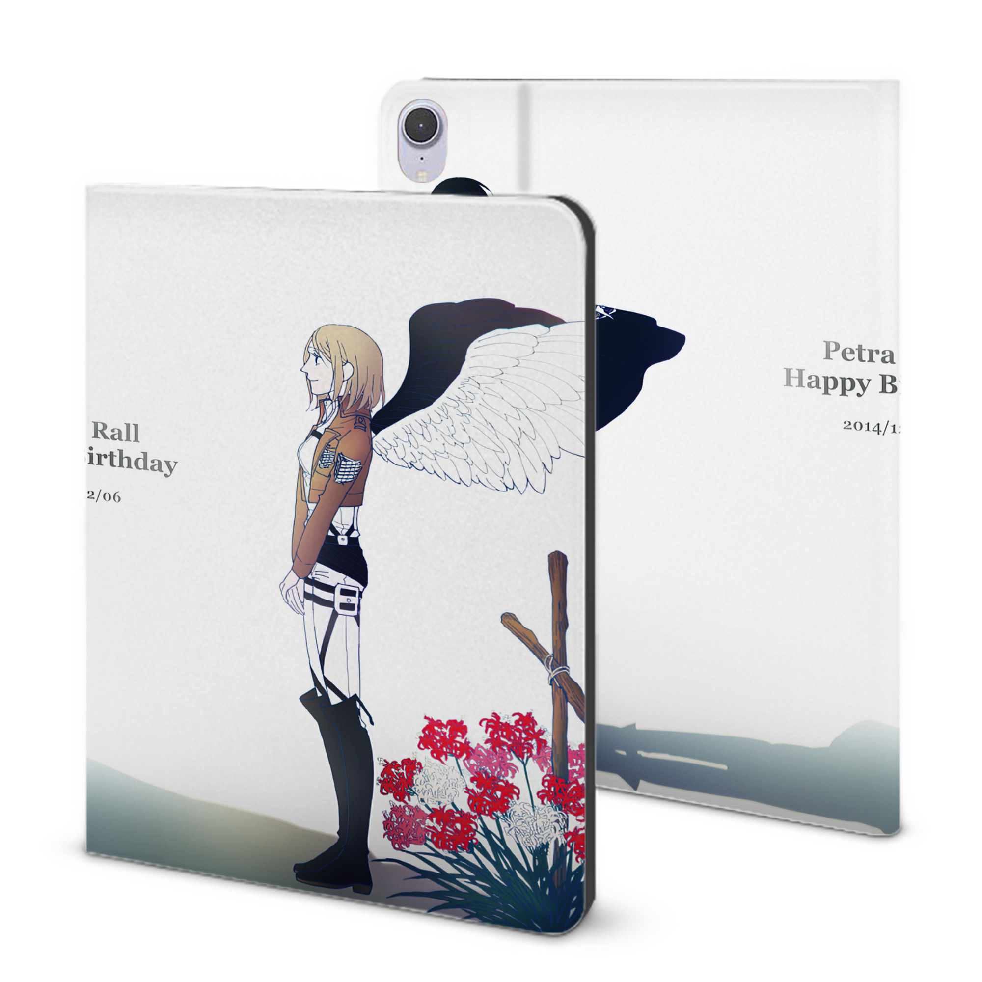 （画像用） 進撃の巨人 Attack on Titan IPad ケース ブック型 PUレザー TPU 耐衝撃 軽量 薄型 ペン収納なし 全面保護 IPad 各モデル対応